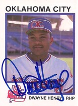 1987 ProCards Oklahoma City 89ers #18 Dwayne Henry