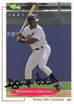 1991 Classic Classic/Best #116 Sherman Obando