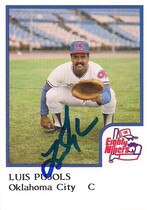 1986 ProCards Oklahoma City 89ers #18 Luis Pujols