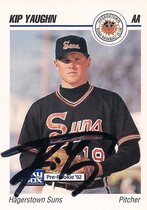 1992 SkyBox AA #116 Kip Yaughn