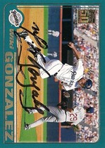 2001 Topps Base Set #551 Wiki Gonzalez