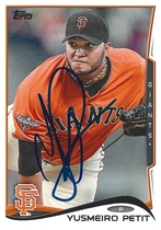 2014 Topps Base Set #127 Yusmeiro Petit