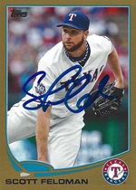 2013 Topps Gold #39 Scott Feldman