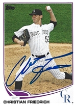 2013 Topps Update #US102 Christian Friedrich