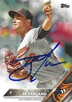 2016 Topps Base Set Series 2 #526 T.J. Mcfarland