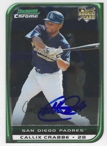 2008 Bowman Chrome #220 Callix Crabbe