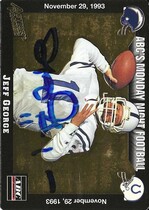 1993 Action Packed Monday Night Football #54 Jeff George