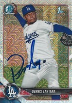 2018 Bowman Chrome Mega Box #BCP36 Dennis Santana