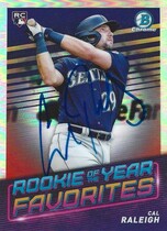 2022 Bowman Chrome Rookie of the Year Favorites #ROYF-7 Cal Raleigh