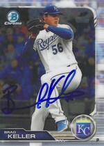 2019 Bowman Chrome #54 Brad Keller
