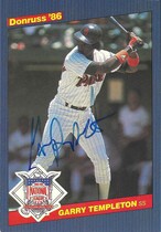 1986 Donruss All Stars #30 Garry Templeton