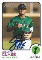 2022 Topps Heritage Minor League #148 Jonatan Clase