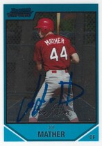 2007 Bowman Chrome Prospects #BC196 Joe Mather