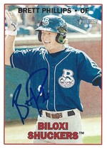 2016 Topps Heritage Minor League #59 Brett Phillips