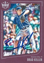 2019 Panini Diamond Kings Plum Frame #32 Brad Keller