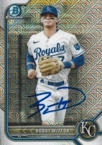 2022 Bowman Chrome Mega Box (Mojo Refractor) #BCP-146 Bobby Witt Jr.