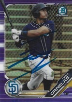 2019 Bowman Chrome Prospects Purple Refractor #BCP-7 Tirso Ornelas