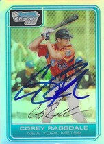 2006 Bowman Chrome Prospects Refractors #BC50 Corey Ragsdale