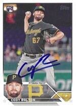 2023 Topps Update #US223 Cody Bolton