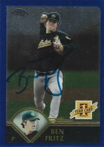 2003 Topps Chrome Traded #T236 Ben Fritz
