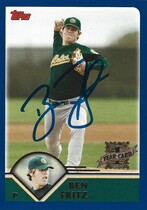 2003 Topps Traded #T236 Ben Fritz