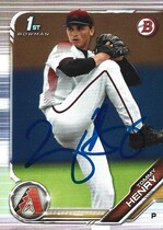 2019 Bowman Draft #BD-197 Tommy Henry