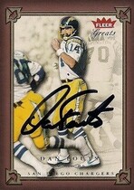 2004 Fleer Greats of the Game #11 Dan Fouts
