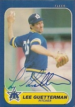 1986 Fleer Update #45 Lee Guetterman