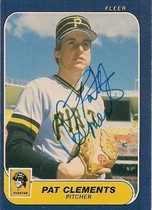 1986 Fleer Base Set #606 Pat Clements