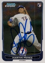 2012 Bowman Chrome Draft #17 Martin Perez