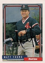 1992 O-Pee-Chee OPC Base Set #403 Matt Young