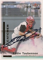 2001 Fleer Triple Crown #164 Eddie Taubensee
