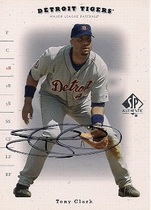 2001 SP Authentic Update #191 Tony Clark