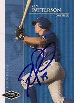 2006 Justifiable Base Set #JF-31 Ryan Patterson