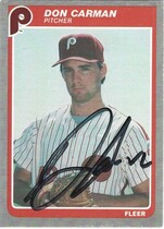 1985 Fleer Update #20 Don Carman