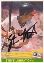 1984 Donruss Base Set #377 Steve Lubratich