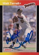 1989 Donruss Traded #28 Walt Terrell
