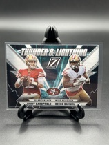 2022 Panini Zenith Thunder & Lightning #7 Deebo Samuel|Jimmy Garoppolo