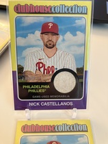 2024 Topps Heritage Clubhouse Collection Relics #CCR-NC Nick Castellanos