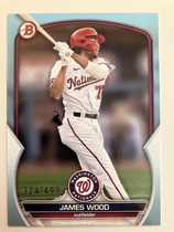 2023 Bowman Prospects Sky Blue #BP-129 James Wood