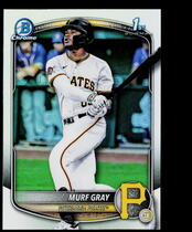 2025 Bowman Chrome Draft Refractor #BDC-108 Murf Gray