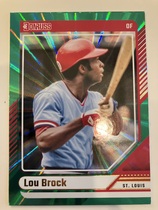 2024 Donruss Green Laser #72 Lou Brock
