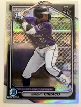2024 Bowman Chrome Prospects Refractor #BCP-165 Jeremy Ciriaco