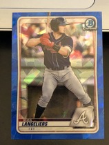 2020 Bowman Chrome Draft Sapphire Edition #BD-183 Shea Langeliers