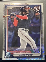 2024 Bowman Chrome Prospects Shimmer Refractor #BCP-216 James Wood