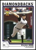 2004 Topps Base Set Series 2 #502 Brandon Webb