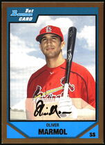 2007 Bowman Draft Draft Picks Gold #BDPP17 Oliver Marmol