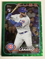 2024 Topps Green Crackle Foil Series 2 #452 Alexander Canario