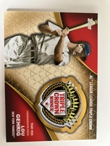 2023 Topps Crowning Achievements Commemorative Patch #CA-LG Lou Gehrig
