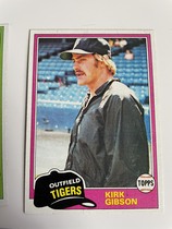 1981 Topps Base Set #315 Kirk Gibson